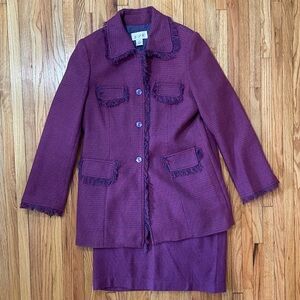 JPC Tweed Blazer & Skirt Set